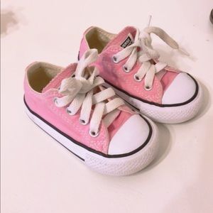Pink Toddler Converses Size 3